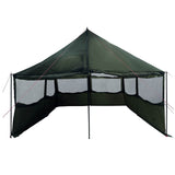 Family Tent Army green 450 x 400 x 265 cm Polyester and Steel 42028602