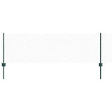 Welded Wire Fence 100 x 0.6 m PVC-Coated Steel Green 3336782