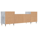 TV Cabinet Concrete Grey 160x35x55 cm Engineered Wood 831336