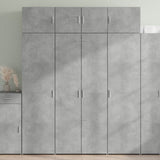 Highboard Concrete Grey 80x42.5x185 cm Engineered Wood 3281437