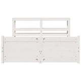 Bed Frame with Headboard without Mattress White 160x200 cm 3306026