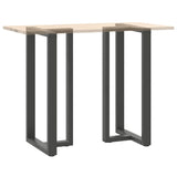 ZNTS Bar Table Legs T-Shaped 2 pcs Anthracite 60x35x cm Steel 4013106