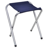 41329 Foldable Camping Table Set with 6 Stools Height Adjustable 180 x 60 cm