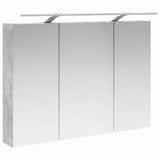 Bathroom Cabinet Set 4 pcs Concrete Grey Engineered Wood 3406298