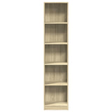 Bookcase Sonoma Oak 40x24x176 cm Engineered Wood 857794