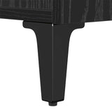 Bed Cabinet 2 pcs Black Oak 40 x 35 x 47.5 cm Engineered Wood 880570