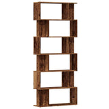 Book Cabinet Old Wood 80x24x192 cm Engineered Wood 855782