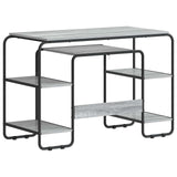 Desk with Storage Grey Sonoma 113.5 x 52 x 75.5 cm 8008035