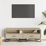 TV Cabinet Sonoma Oak 122x34x41 cm Engineered Wood 848580