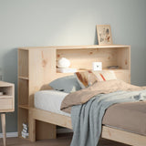 Headboard with Storage 90 cm Solid Wood Pine 855642