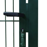 2D Fence Gate Green 100x160 cm 141751