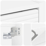 Wall-Mounted Shoe Cabinet HAARLEM 71 x 17 x 86 cm White 896855