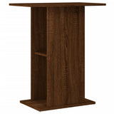 Aquarium Stand Brown Oak 60.5x36x72.5 cm Engineered Wood 833646