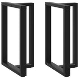 Bar Table Legs T-Shaped 2 pcs Black 60x35x cm Steel 4013080
