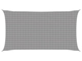 Sunshade Sail Anthracite and White 5 x 8 m HDPE 42032781