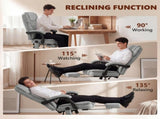 Office Chair with 6-Point Vibration Massage and Heat, Executive Computer Desk Chair with High Back, T3398P551599