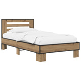 Bed Frame with Headboard Artisan Oak 80 x 200 cm 8009106
