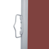 Retractable Side Awning Brown 100x1000 cm 48475