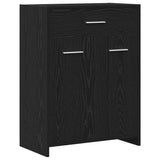 Bathroom Cabinet Black Oak 60 x 33 x 80 cm Engineered Wood 862551