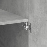 Storage Cabinet Concrete Grey 70x42.5x225 cm Engineered Wood 3281325
