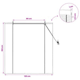 Roller Blind Brown 130 x 160 cm Bamboo 42039744
