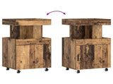 Bar Cart Oak Wood 50 x 41 x 89 cm Engineered Wood 8015680