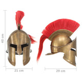 Greek Warrior Helmet Antique Replica LARP Brass Steel 286227