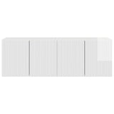 TV Wall Cabinet 2 pcs High Gloss White 59.5 x 31 x 40 cm 892338