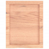 Wall Shelf Light Brown 40x50x cm Treated Solid Wood Oak 363633