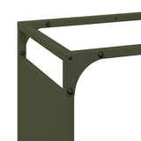 Firewood Rack Olive Green 90x28x90 cm Cold-rolled steel 864218
