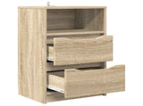 Bedside Table Sonoma Oak 40 x 30 x 467 cm Engineered Wood 888911