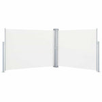 Retractable Side Awning Cream 140x1000 cm 48485