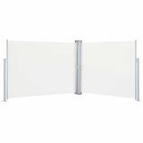 Retractable Side Awning Cream 140x1000 cm 48485