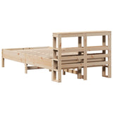 Bed Frame without Mattress 75x190 cm Small Single Solid Wood Pine 3306171