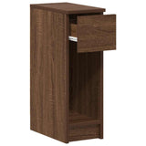 ZNTS Bedside Cabinets with Drawer 2 pcs Brown Oak 20x36x60 cm 858708