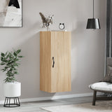 Wall Mounted Cabinet Sonoma Oak 34.5x34x90 cm Engineered Wood 834997