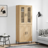 Highboard Sonoma Oak 69.5x34x180 cm Engineered Wood 3198348