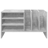 Record Cabinet Concrete Grey 78.5 x 35 x 45 cm Engineered Wood 891075
