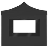 Professional Folding Party Tent with Walls Aluminium 3x3 m Anthracite 45488
