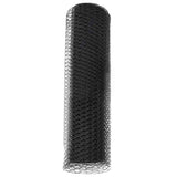 Hexagon Fence Grey 0.6 x 100 m Steel 42005598
