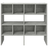 Shoe Racks 2 pcs Stackable Concrete Grey 89.5x30x40 cm 858846