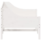 ZNTS Day Bed without Mattress White 80x200 cm Solid Wood Pine 842827