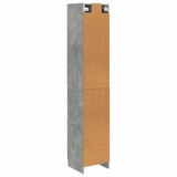 Cabinet Set 2 pcs Concrete Grey 33 x 34.5 x 87 cm 3416973