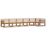 Outdoor Sofa Set 6 pcs Natural Solid Acacia Wood 3367642