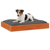 Dog Bed Wax Brown 72 x 54 x 9 cm Solid Pine Wood 867643
