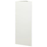 Garden Planter White Triangular 30x26x75 cm Steel 851145