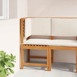 Garden Chair Brown 50 x 50 x 91cm Solid Acacia wood 4107158