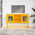 ZNTS TV Cabinet Mustard Yellow 100.5x39x60.5 cm Steel 853383