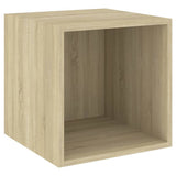 5 Piece TV Cabinet Set Sonoma Oak Engineered Wood 3079604