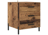 Bedside Cabinet Old Wood 40 x 40 x 66 cm Engineered Wood 882125